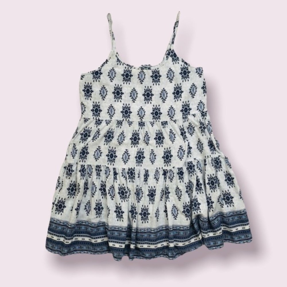 Ocean Drive, Boho Summer Dress, Size S